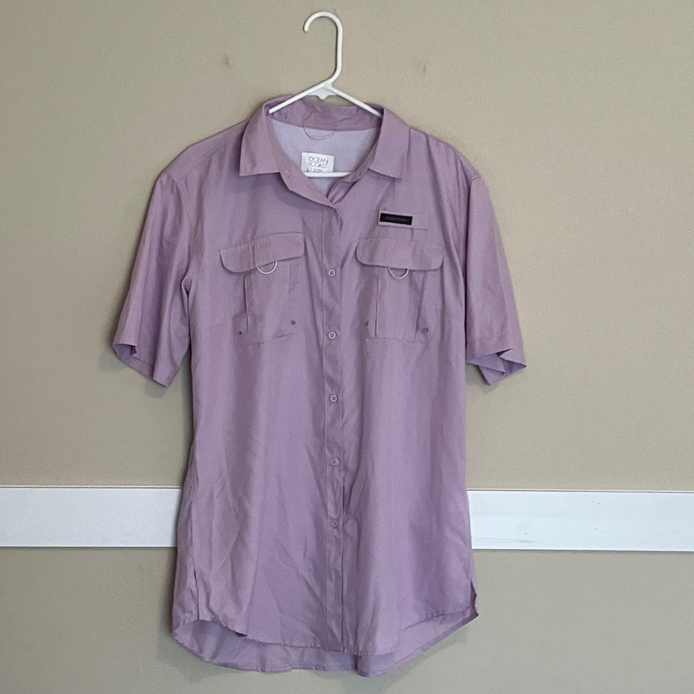 Ocean + Coast Lightweight Vented Button-Down